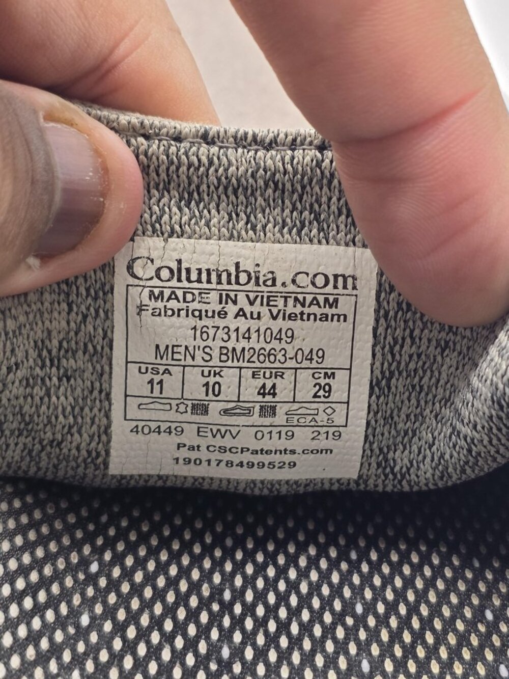 Columbia PFG BM2663-049 Shoes Mens 11 Gray Bahama Vent Slip On Damaged Loafers - Picture 10 of 13